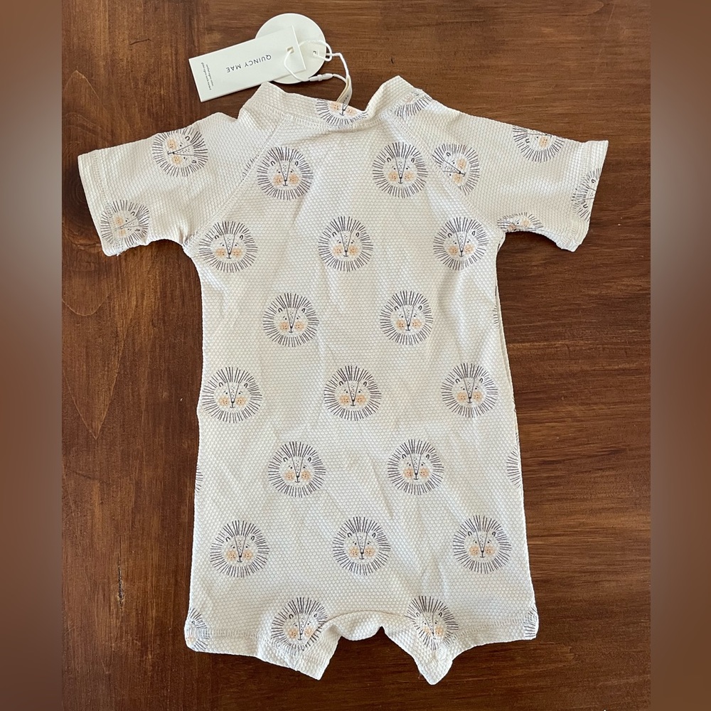 Spearmint Baby One Piece Boys Rashguard by Quincy Mae